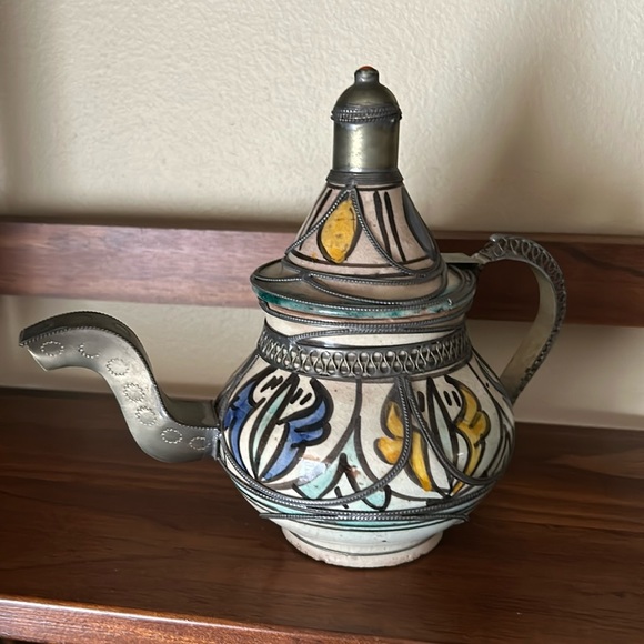 Other - Decorative Made in Morocco ceramic kettle